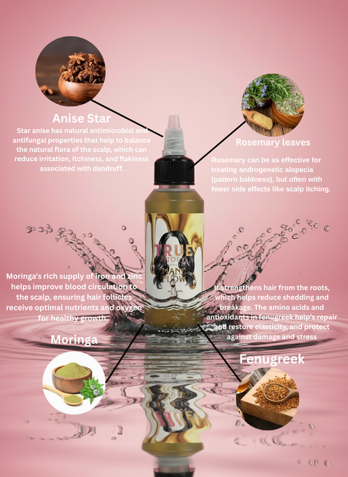 True Story Hair Oil, Main flow💕 Sample Size(1)